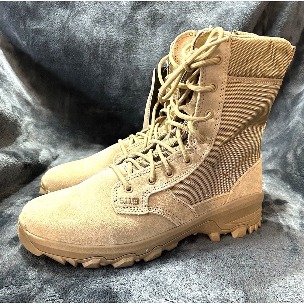 5.11 Tactical Speed 3.0 8" Desert Coyote 12337 Men's Size 12 Reg Combat Boots